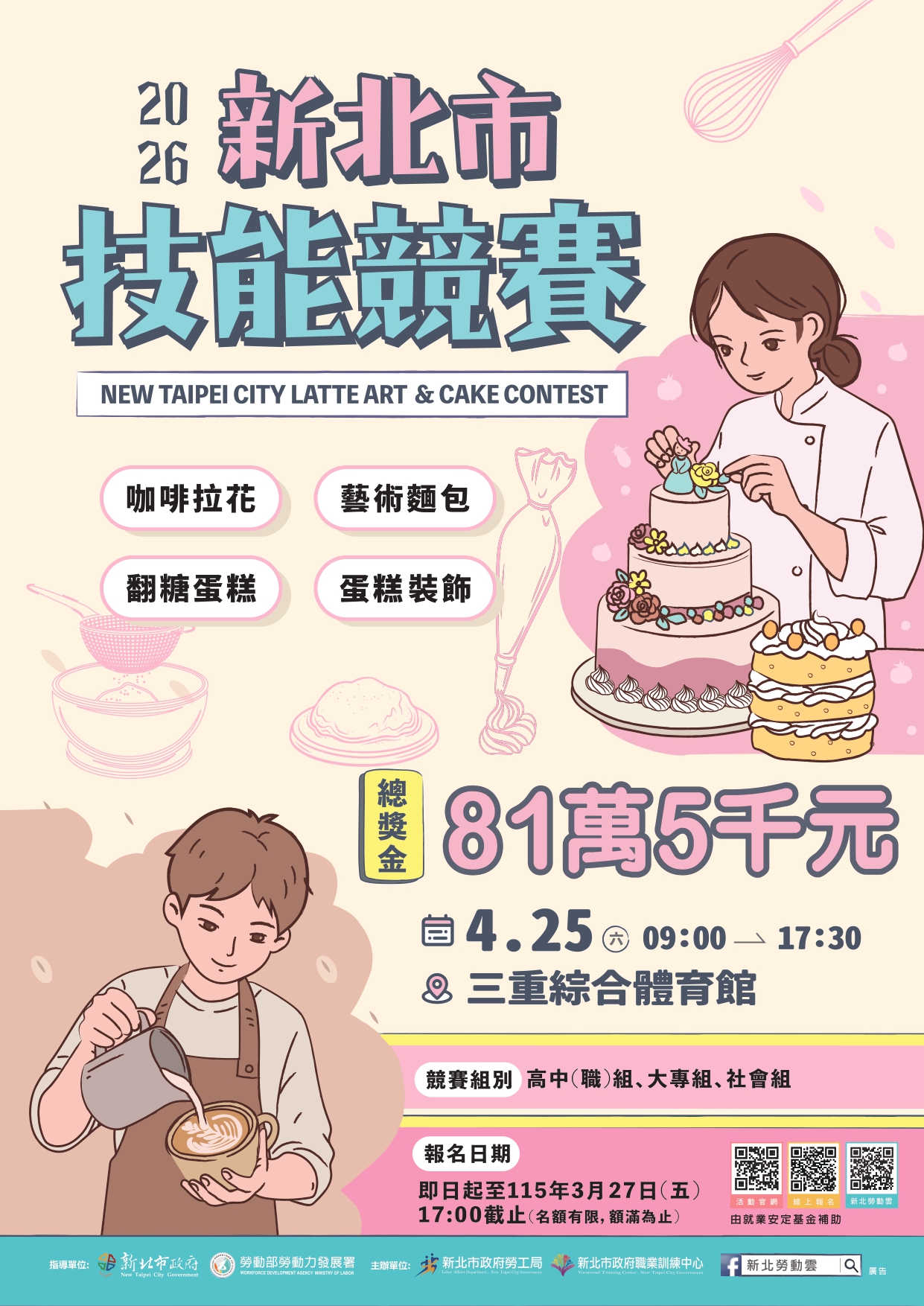 轉知「2026新北市技能競賽」