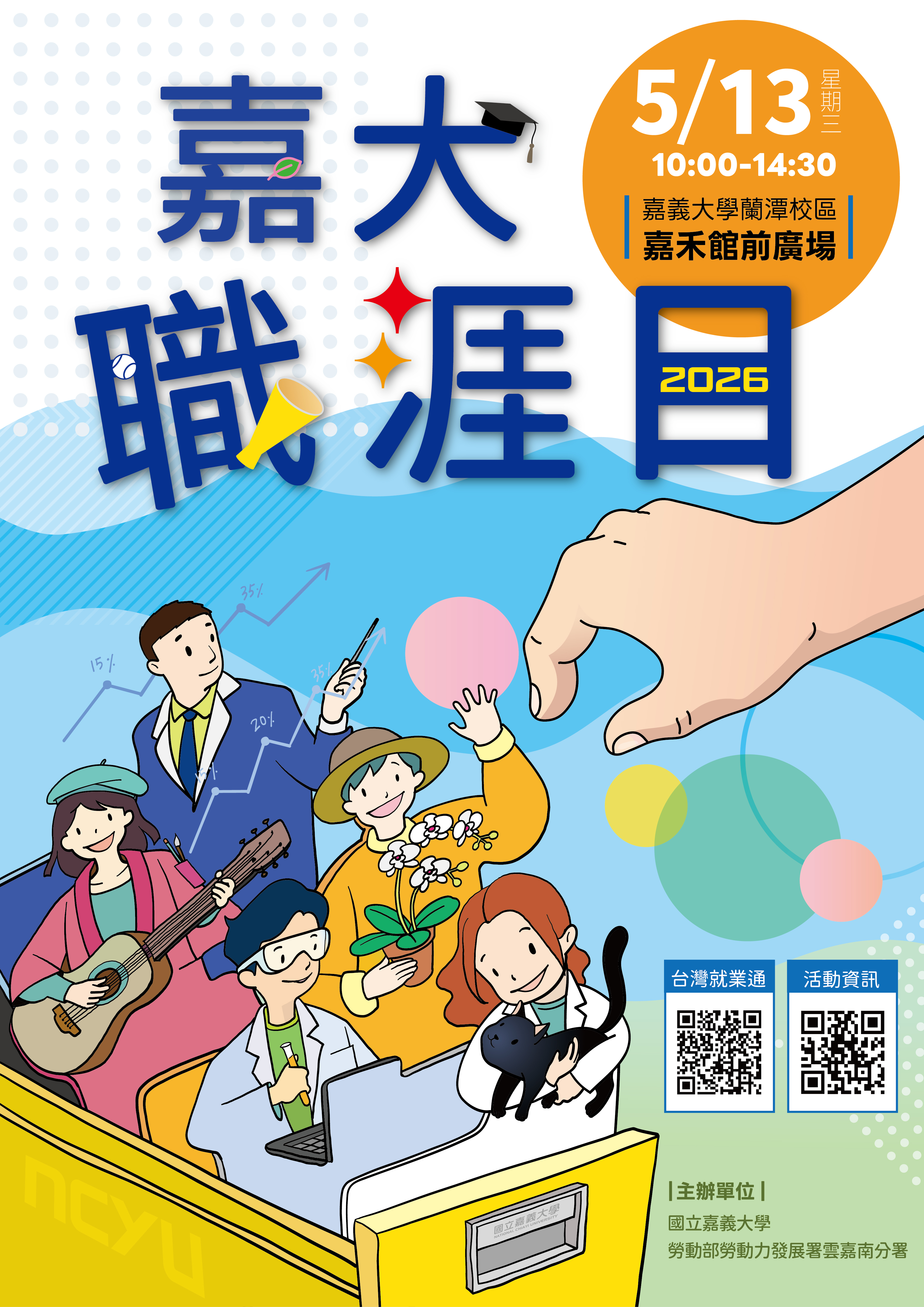 「115年度國立嘉 義大學職涯博覽會暨校園徵才系列活動」